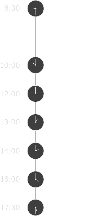 1日のスケジュール