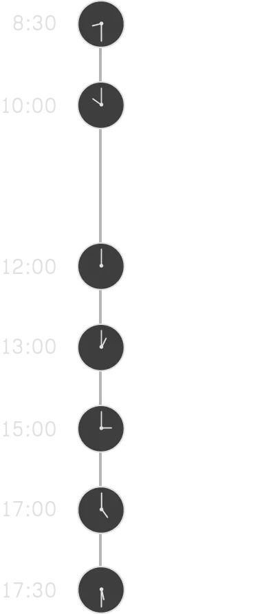 1日のスケジュール